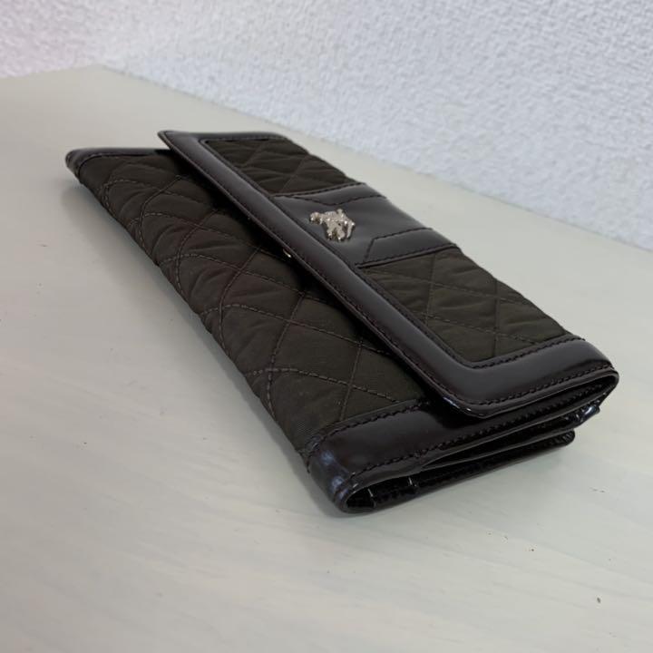 定番格安 美品 キルティング×レザー Wホック 長財布 VuBfT-m72269924197 Burberry バーバリー 国産HOT