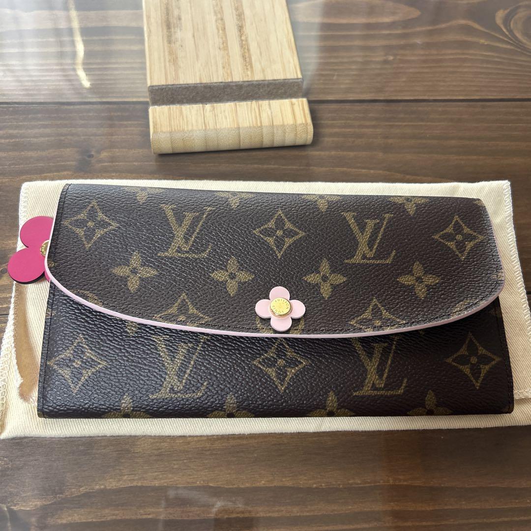 【新品未使用品】LOUIS VUITTON ポルトフォイユ　エミリー　フラワー