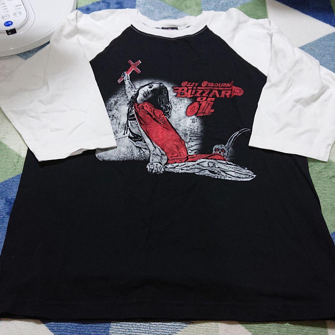 OZZY OSBOURNE バンドTシャツ 7分袖(ラグラン) Lサイズ - メルカリ OZZY OSBOURNE バンドTシャツ 7分袖(ラグラン) Lサイズ - メルカリ