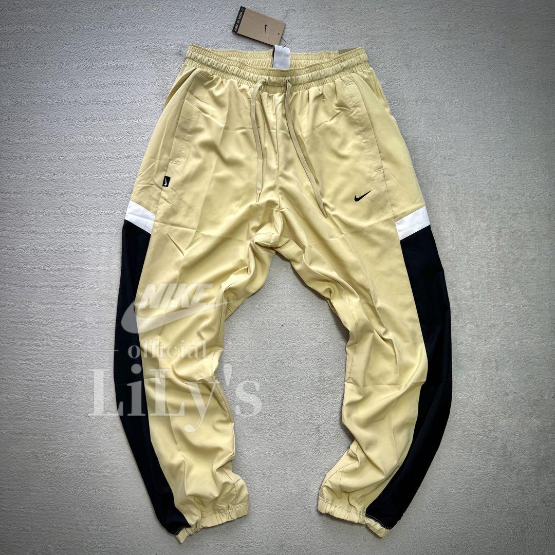 4新品未使用　NIKE上下セットアップ　Ｓサイズ　ウーブン　バスケ　ゴールド