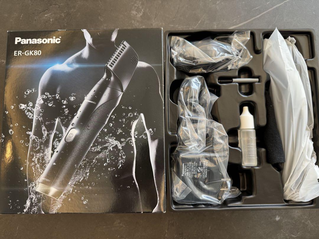 Panasonic メンズボディトリマー ER-GK80-K 黒