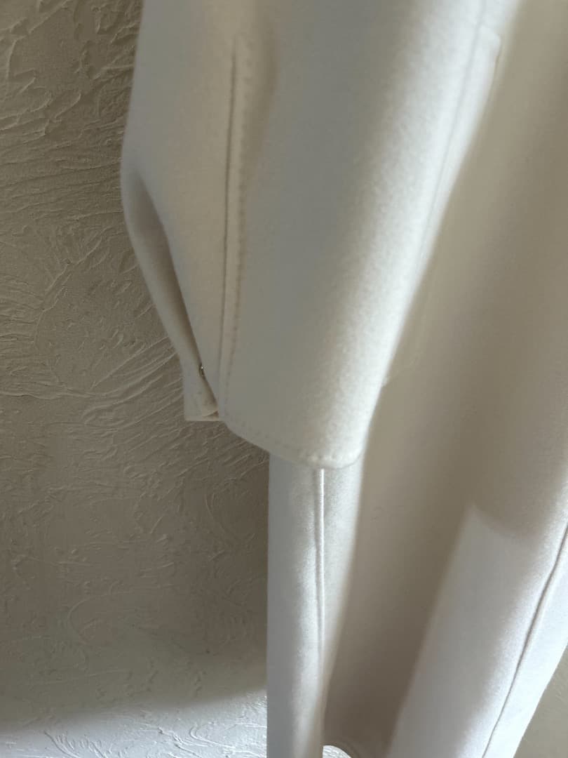 【希少】ebure エブール リュクスメルトンフーデットロングコート ウール