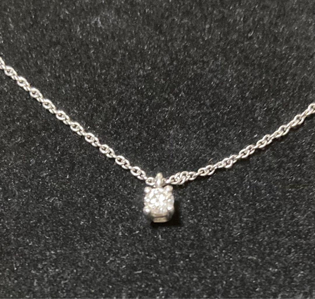 値下直営店購入 TIFFANY&Co ティファニー ダイヤネックレスPT950