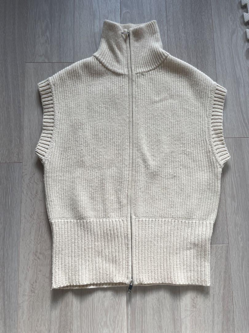 クラネ CLANE ZIP COLLAR KNIT VESTニットベスト CLANE（クラネ）の「ZIP COLLAR KNIT VEST（ベスト）」 - WEAR