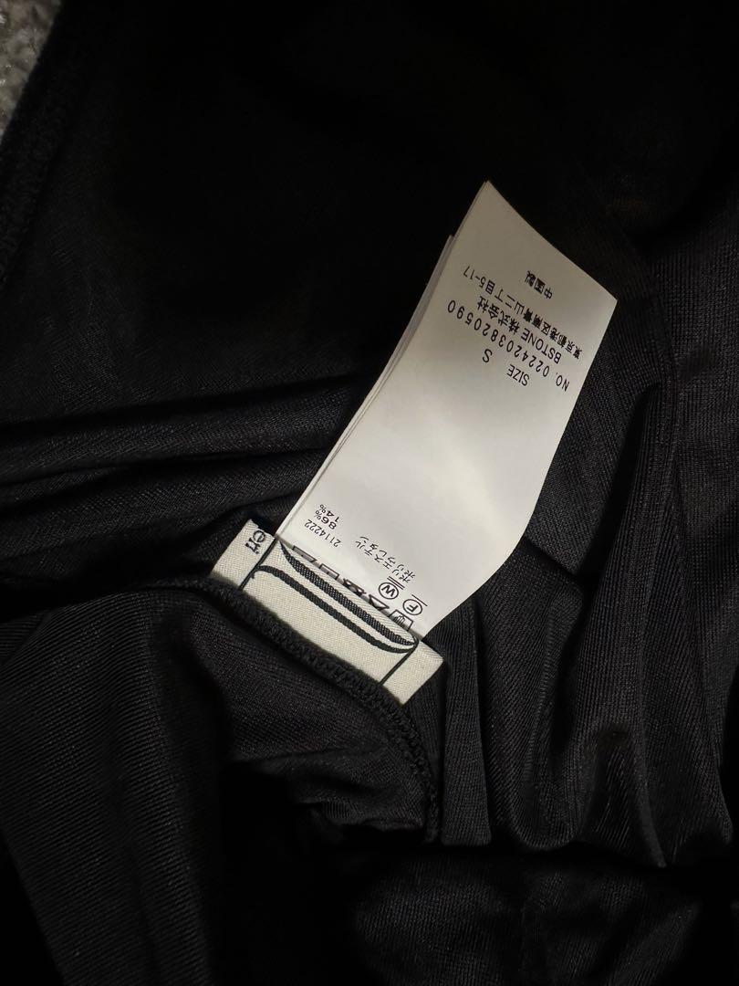 セール】UND SIDE SHEER VELOUR BODYSUIT TOP（Tシャツ