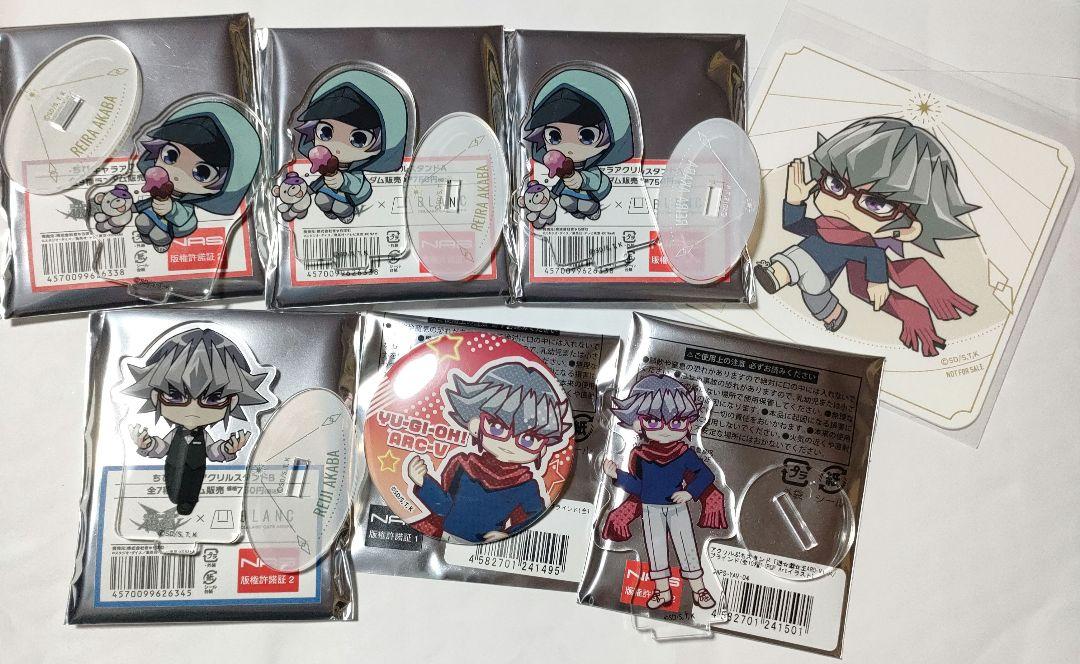 遊戯王 ARC-V 10thカフェ 赤馬零児 コースター 缶バッジ
