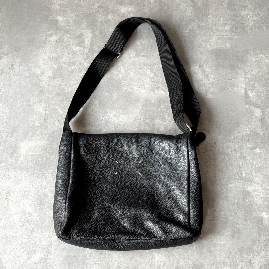 Maison Margiela レザーメッセンジャーバッグ 本人期 ここのえタグ