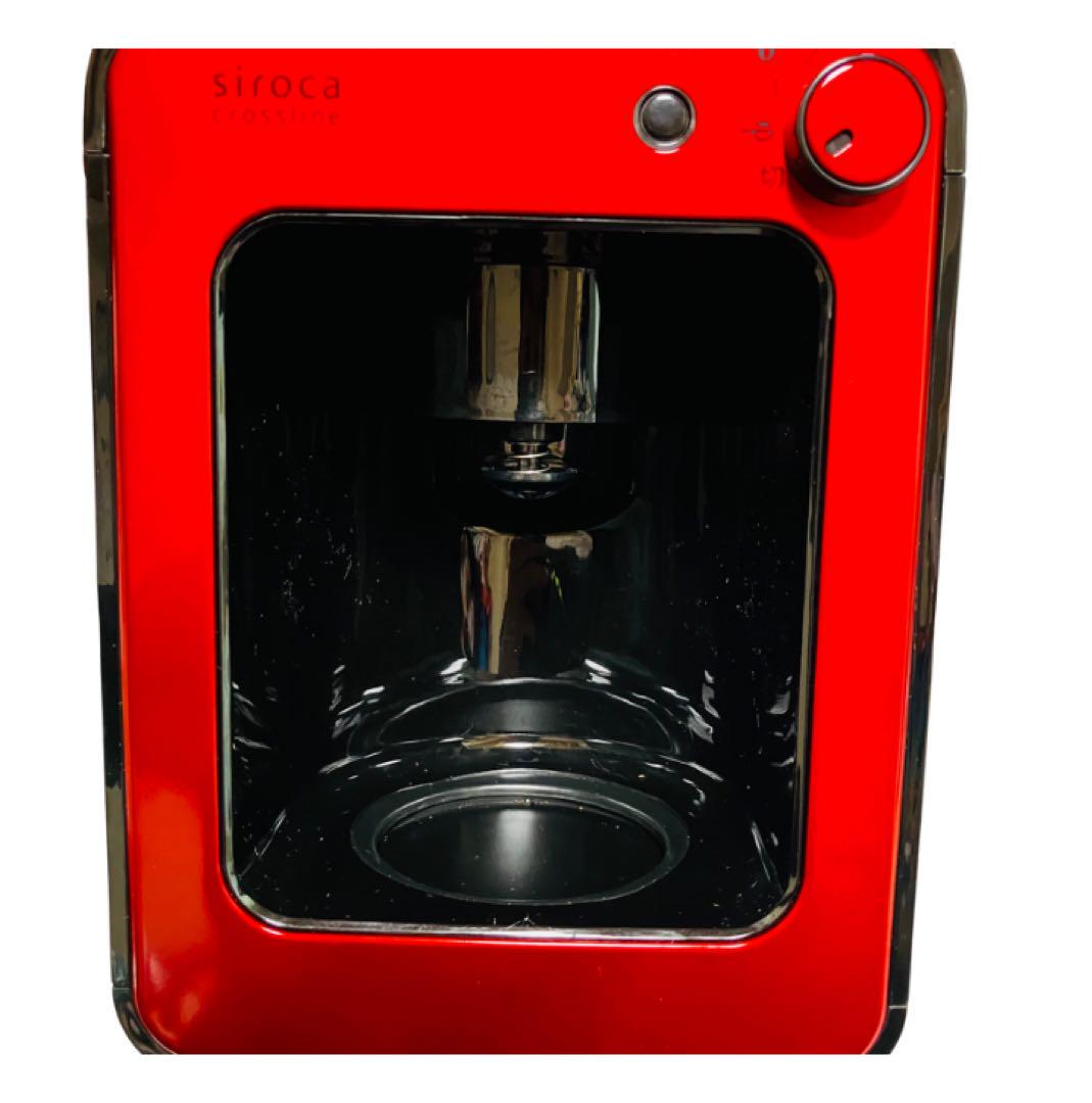 コーヒーメーカー・エスプレッソマシン siroca STC-502(RD) RED siroca シロカ 全自動コーヒーメーカー STC-502 - メルカリ