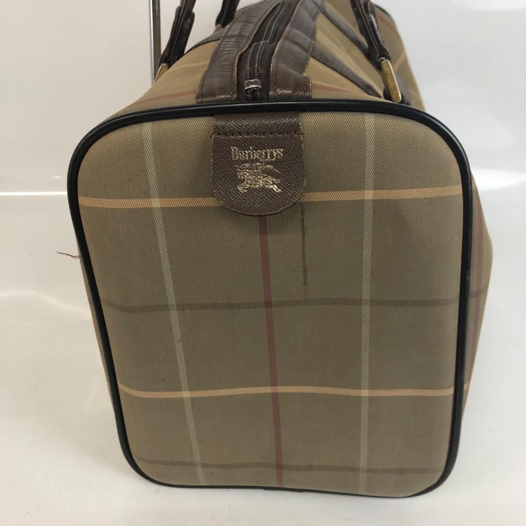 BURBERRY バーバリー チェック柄 ボストンバッグ レディース