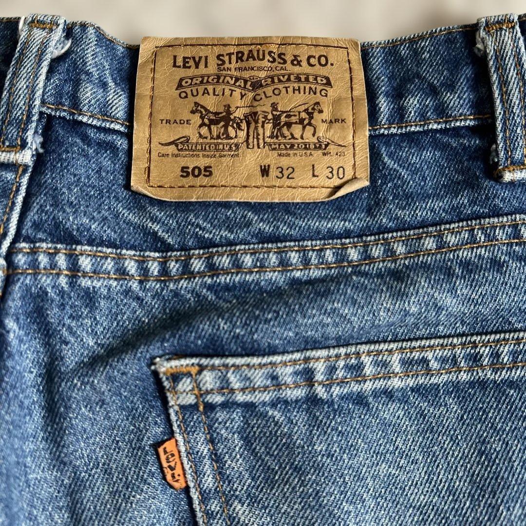 90's /リーバイス 505/オレンジタブ /USA製/カットオフデニムパンツ 90's /リーバイス 505/オレンジタブ /USA製/カットオフデニムパンツ