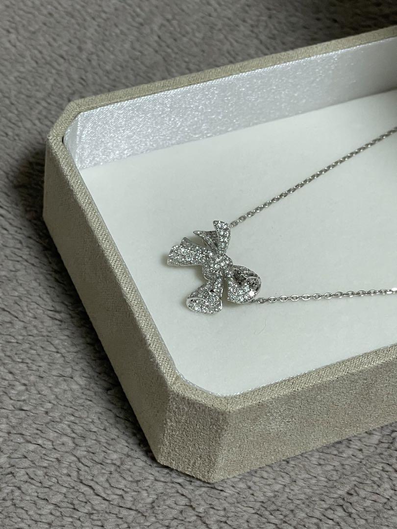 充実の品 ネックレス K18WG BLACKBURN CARL ダイヤモンド メルカリ - リボン アクセサリー