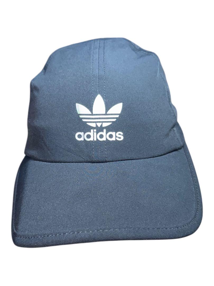 adidas グレー キャップ 3本ライン