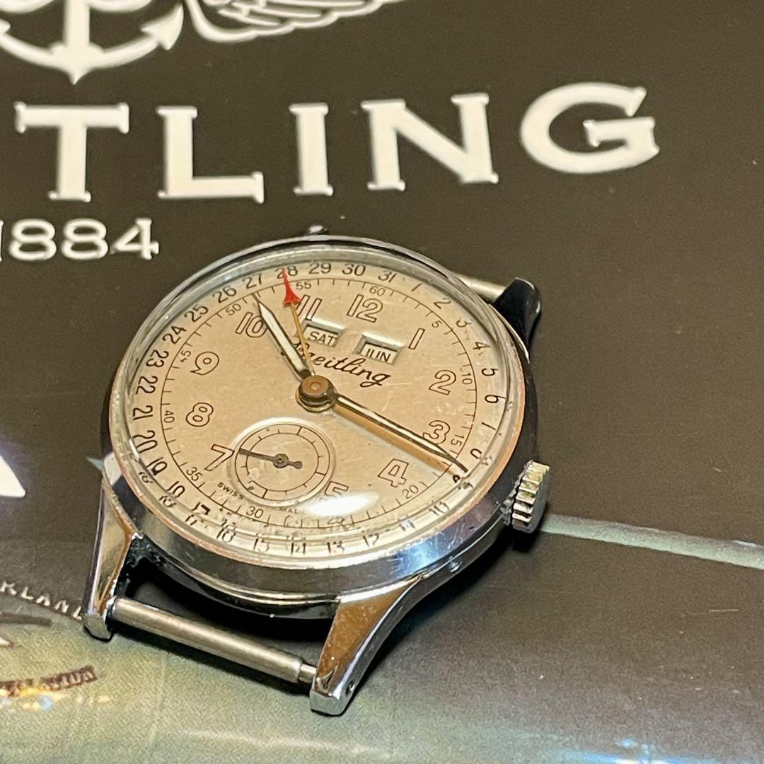 【超希少】1950年代 BREITLING ブライトリング トリプルカレンダー