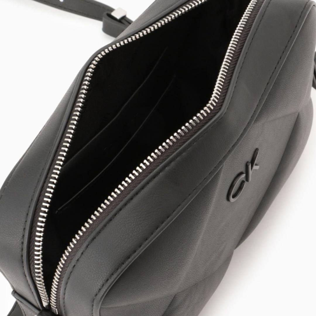 新品未使用！Calvin Klein＊キルトカメラバッグ ブラック