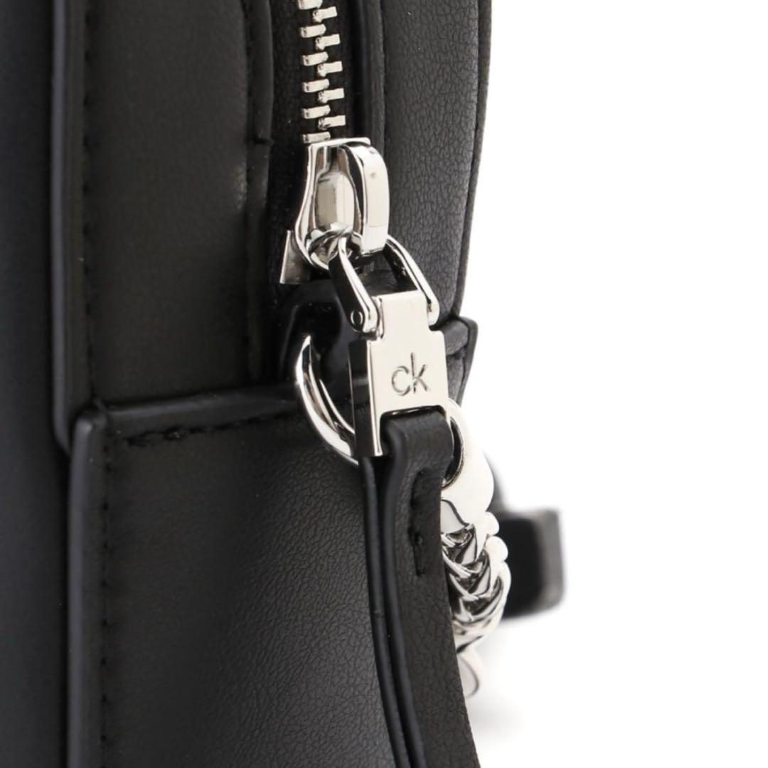 新品未使用！Calvin Klein＊キルトカメラバッグ ブラック