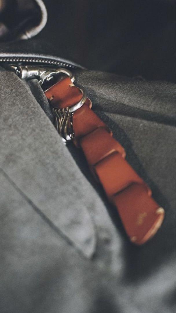 新品・未使用 Llife LEATHER KEY CHAIN SIENNA m54541999548_1.jpg?1728041402
