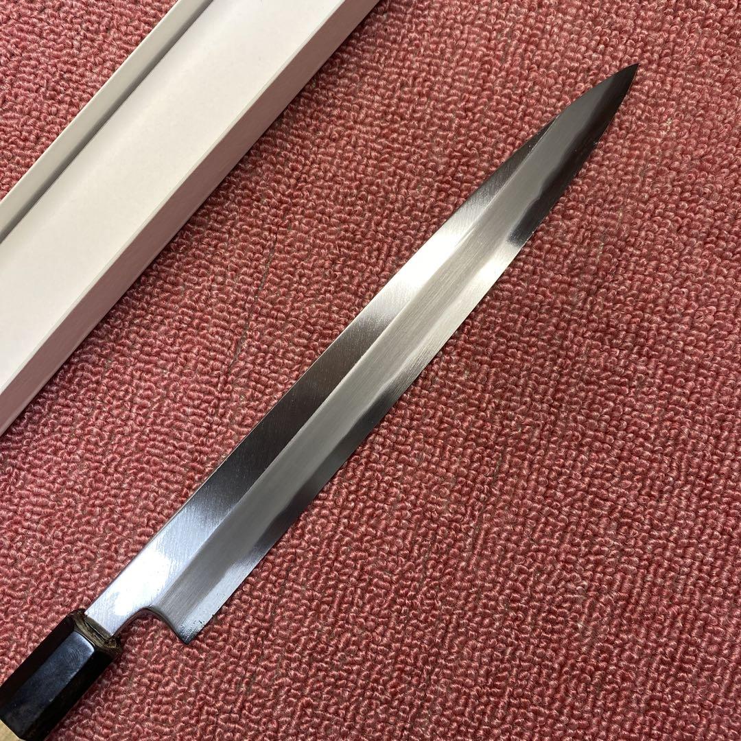 青二鋼　柳刃包丁　240㎜ 8寸