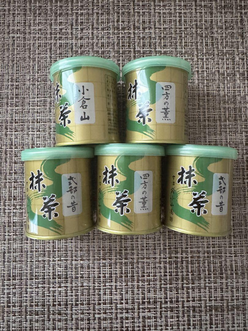 山政小山園抹茶 式部の昔30g 2缶+ 小倉山30g 2缶　新品未開封品 Amazon | 【山政小山園 高級宇治抹茶】抹茶 粉末 小倉山 30g×2缶