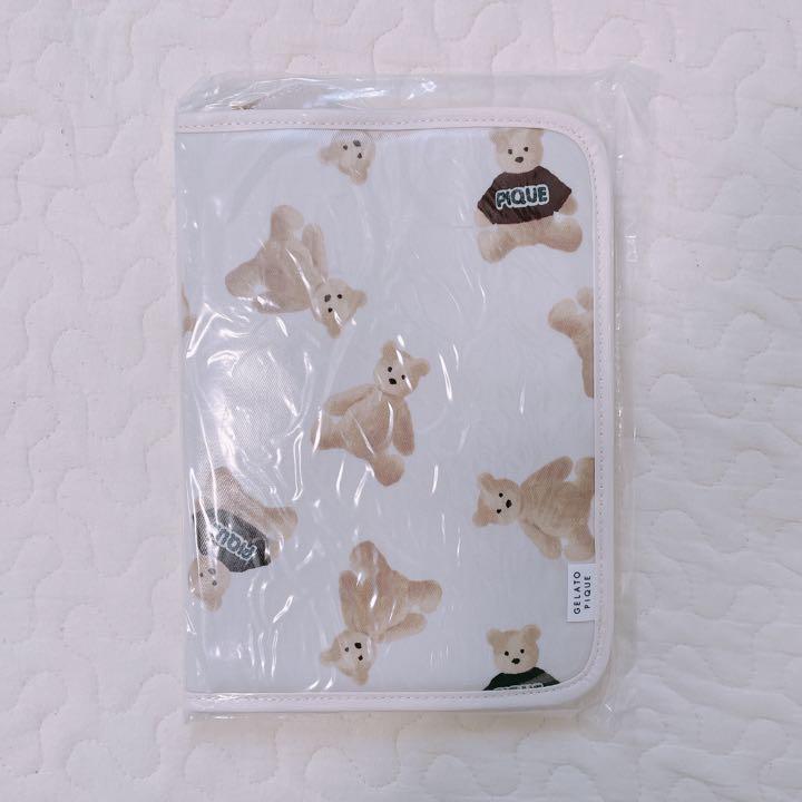 ジェラートピケ ジェラピケ 母子手帳ケース くま クマ ベア 50%OFF セール 登場から人気沸騰 ジェラートピケ 母子手帳 おうちリラックスクマモチーフ ピンク M ベア 母子手帳用品