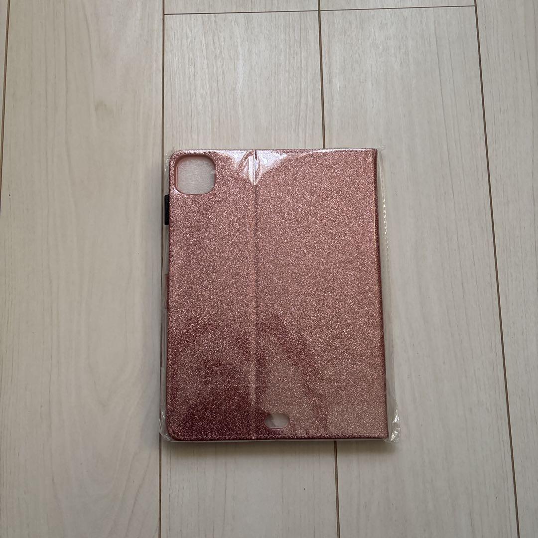 PINKグリッターにお洒落に名入れ グリッターIpadケース♪♪ ピンク グリッター iPadケース キラキラ ラメ - メルカリ