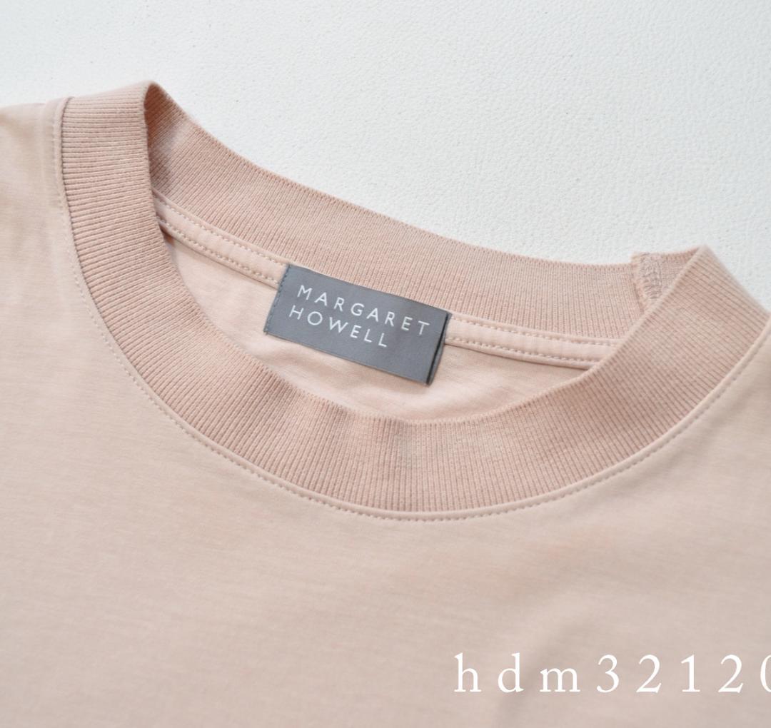 2024ss マーガレットハウエル オーガニックコットン 5分袖 Tシャツ