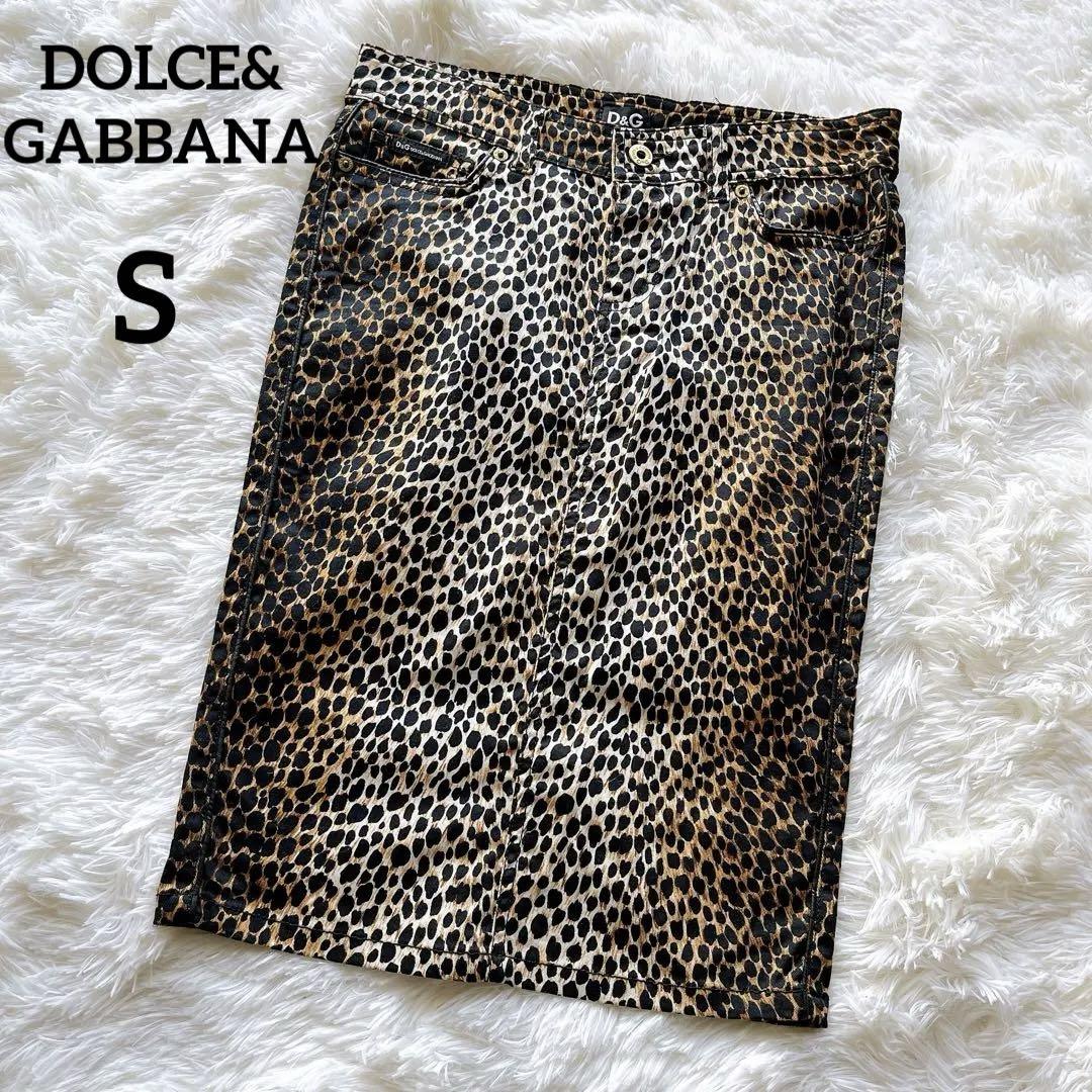 Dolce & Gabbana ヒョウ柄 ひざ丈スカート Dolce & Gabbana ヒョウ柄 ひざ丈スカート