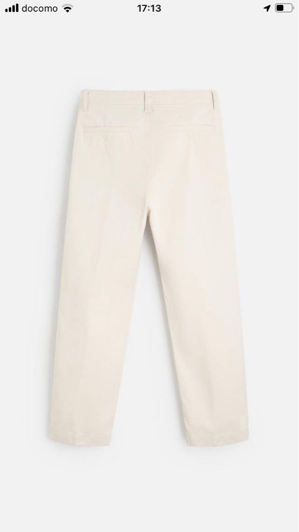 メンズ　ZARA パンツ　コットン　新品未使用