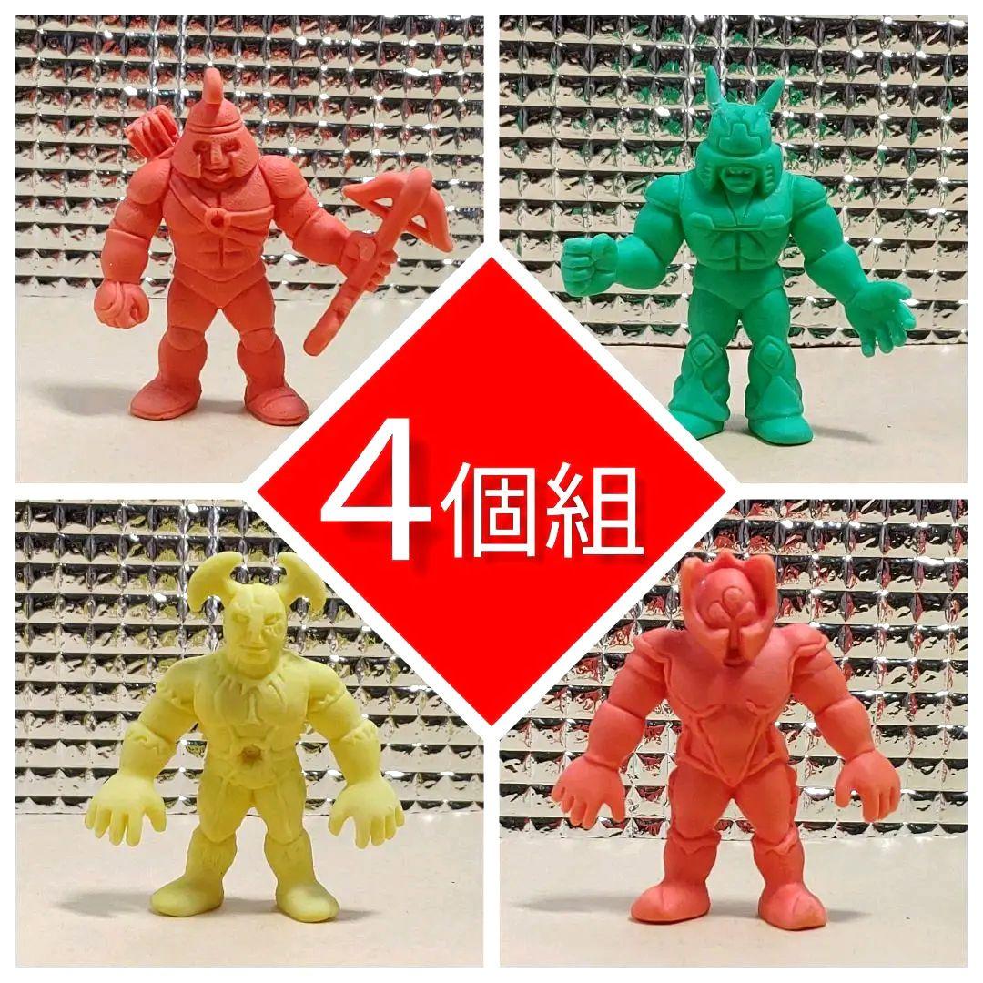 キン肉マン キン消し ブラック軍団 キンケシ当時物 4個セット キン肉マン キン消し ブラック軍団 キンケシ当時物 4個セット