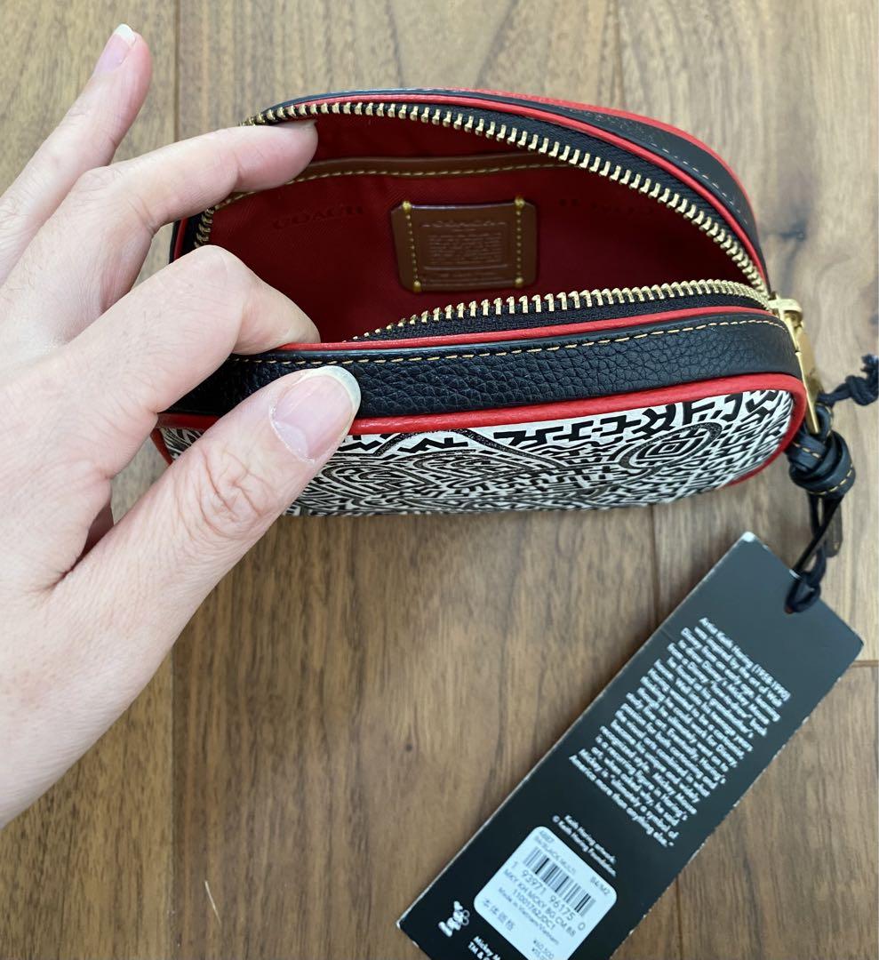 91.　コーチ　キースヘリング　ミッキー　ウエストポーチ　coach　カバン　鞄