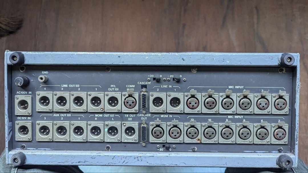 (ジャンク品) タムラ TS-3539 12チャンネル 音声ミキサー 画像2