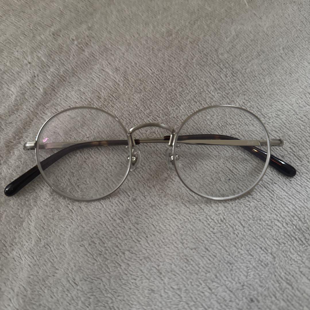 メタルフレーム ラウンド型眼鏡 Zoff