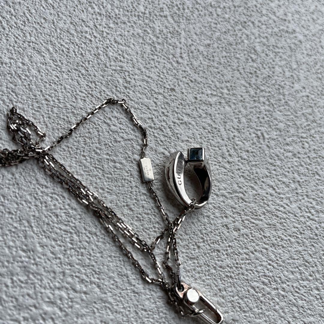 GUCCI Necklace　グッチネックレス SV925 ブルートパーズ