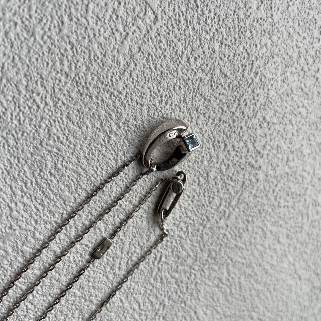 GUCCI Necklace　グッチネックレス SV925 ブルートパーズ