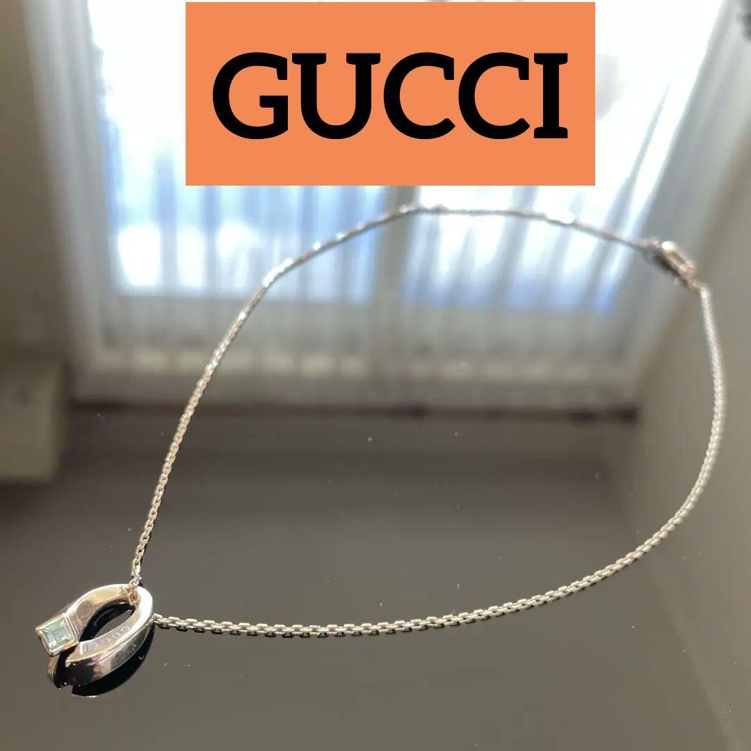 GUCCI Necklace　グッチネックレス SV925 ブルートパーズ