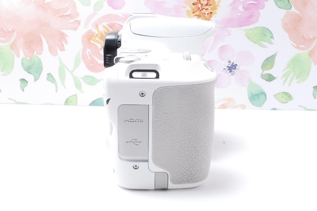 ✨Canon kiss X9✨美品 希少ホワイト スマホに転送 デジタル一眼レフ