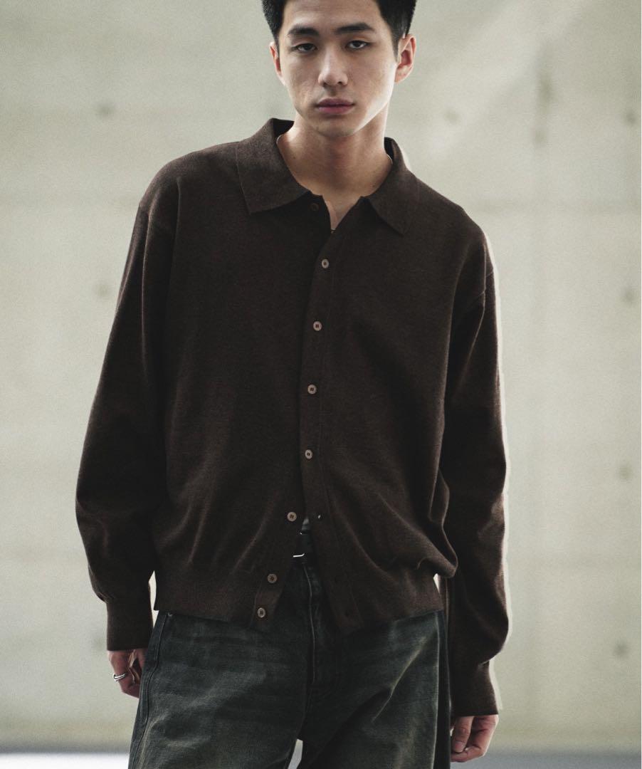 WYM LIDNM T/C BASIC KNIT SHIRT CARDIGAN