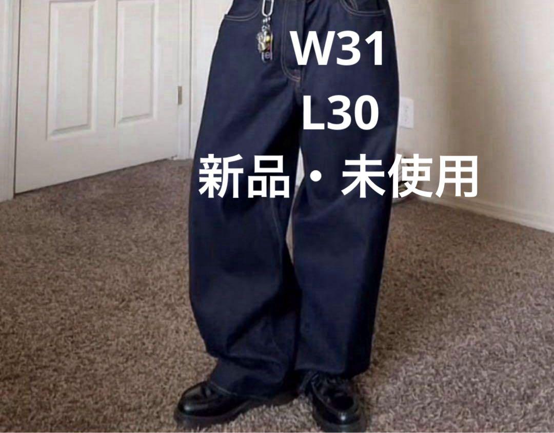 31W30L GAP スーパーバギーデニム　ダークリンス