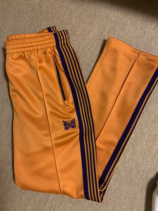 レア?!☆ 新品未使用 needles トラックパンツ ベージュ オレンジ