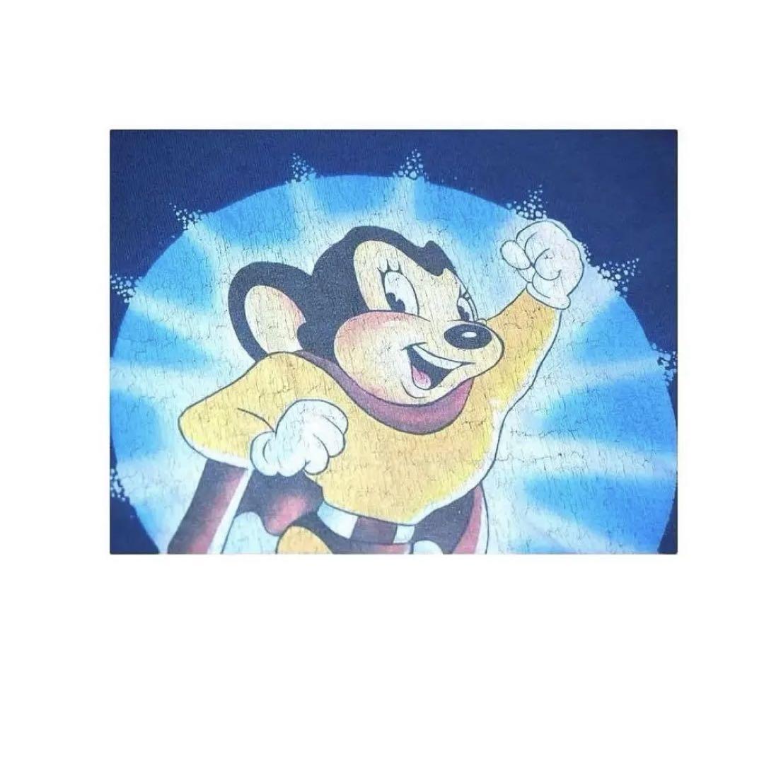 ▪️80‘s【MIGHTY MOUSE】 TEE マイティーマウス ミッキー 青