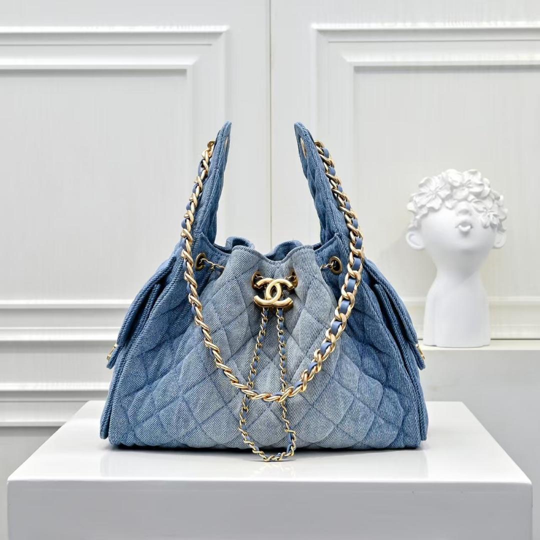 CHANEL デニム キルティング バッグ Chanel デニム キルティング ショルダーバッグ - メルカリ