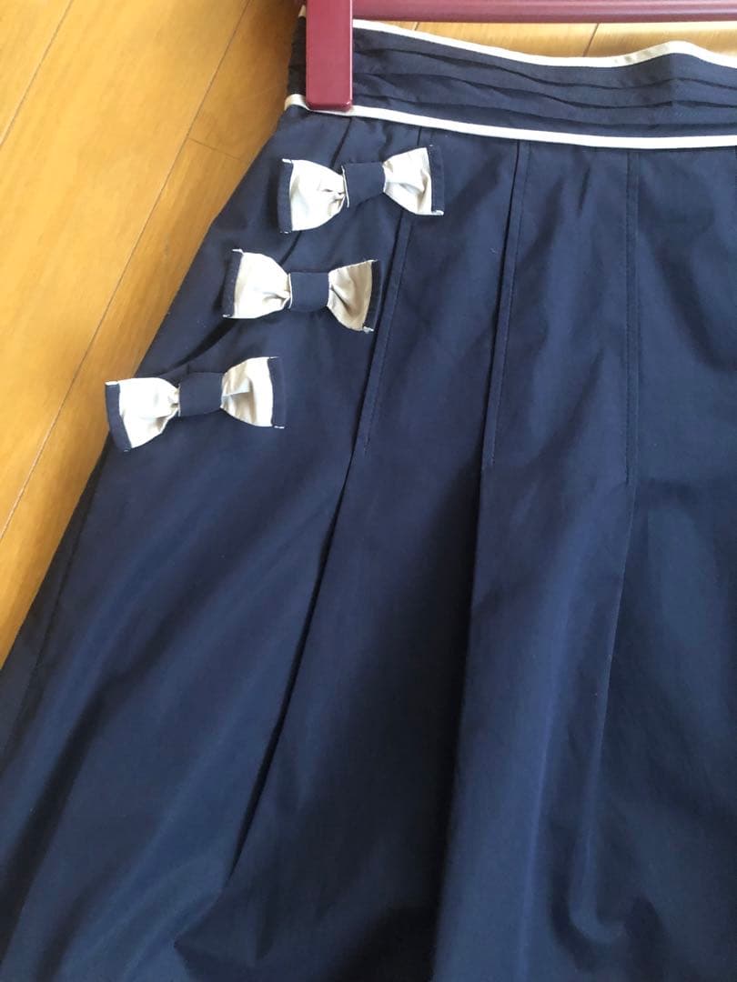 Reneルネ TISSUE社製　リボンスカート Reneルネ TISSUE社製 リボンスカート