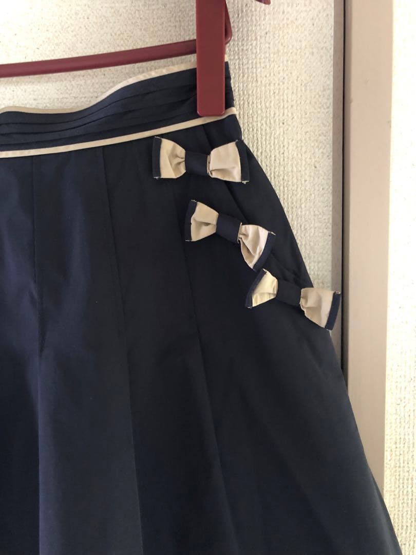 Reneルネ TISSUE社製　リボンスカート Reneルネ TISSUE社製 リボンスカート