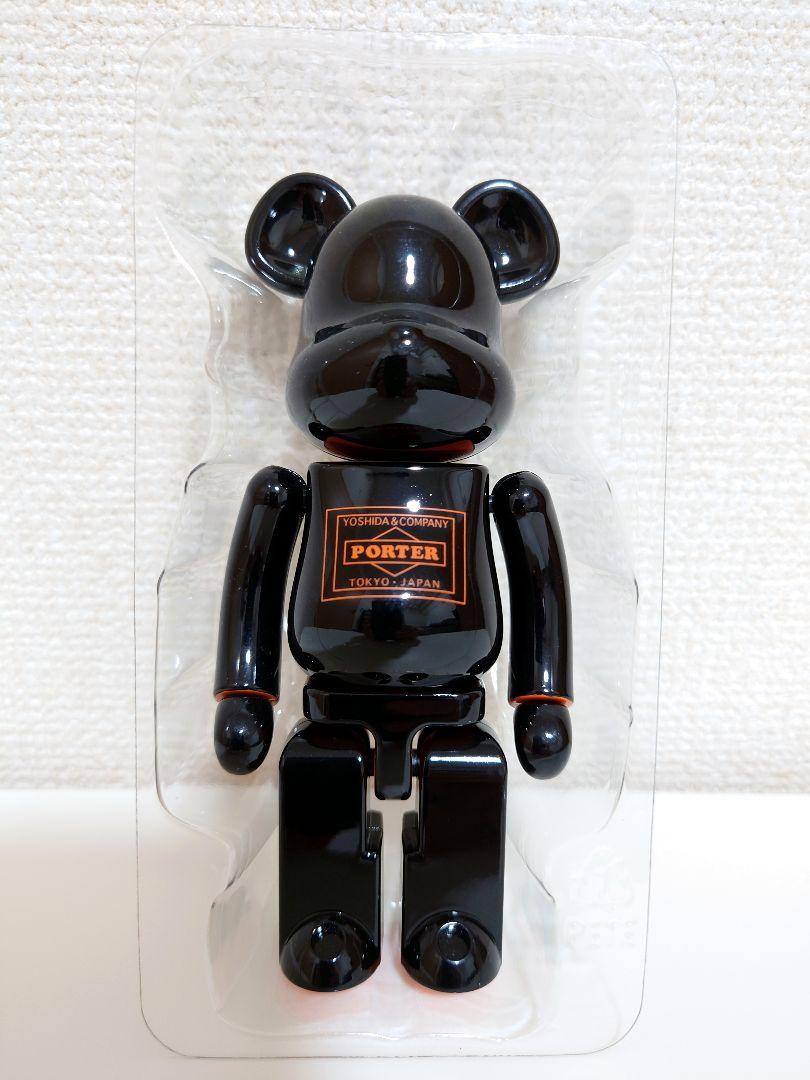 【限定】超合金 ベアブリック ポーター ブラック×オレンジ 【限定】超合金 ベアブリック ポーター ブラック×オレンジ