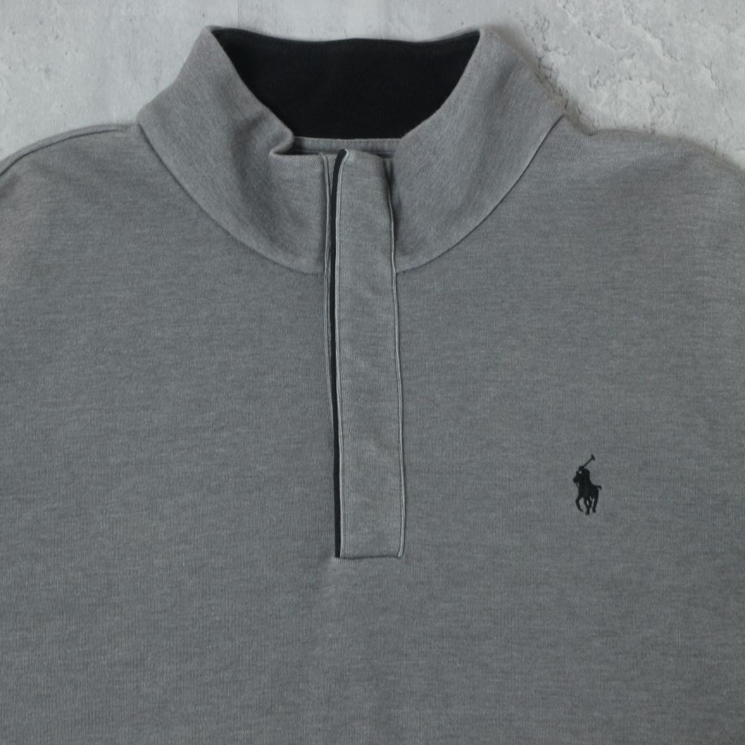 Polo Ralph Lauren ハーフジップ トレーナー スウェット 刺繍