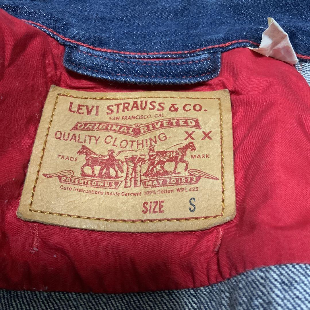 LEVI'S ダークブルー デニムジャケット X ジャン　ポール　ゴルチエ
