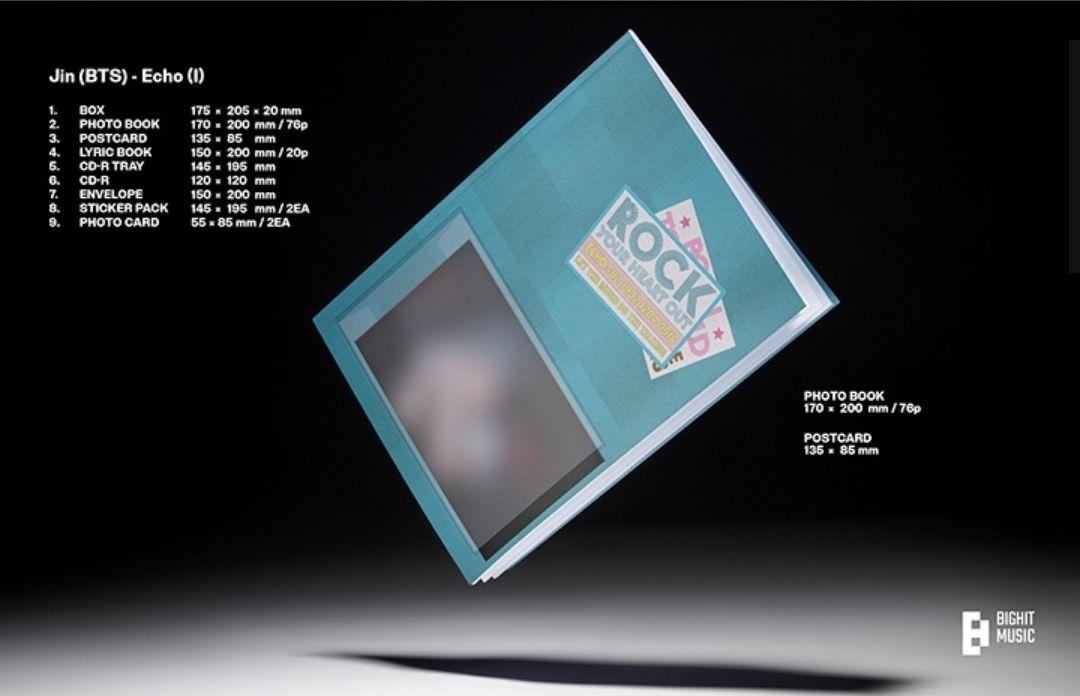 BTS JIN ジン Echo CD アルバム 3形態 セット 最新 - メルカリ