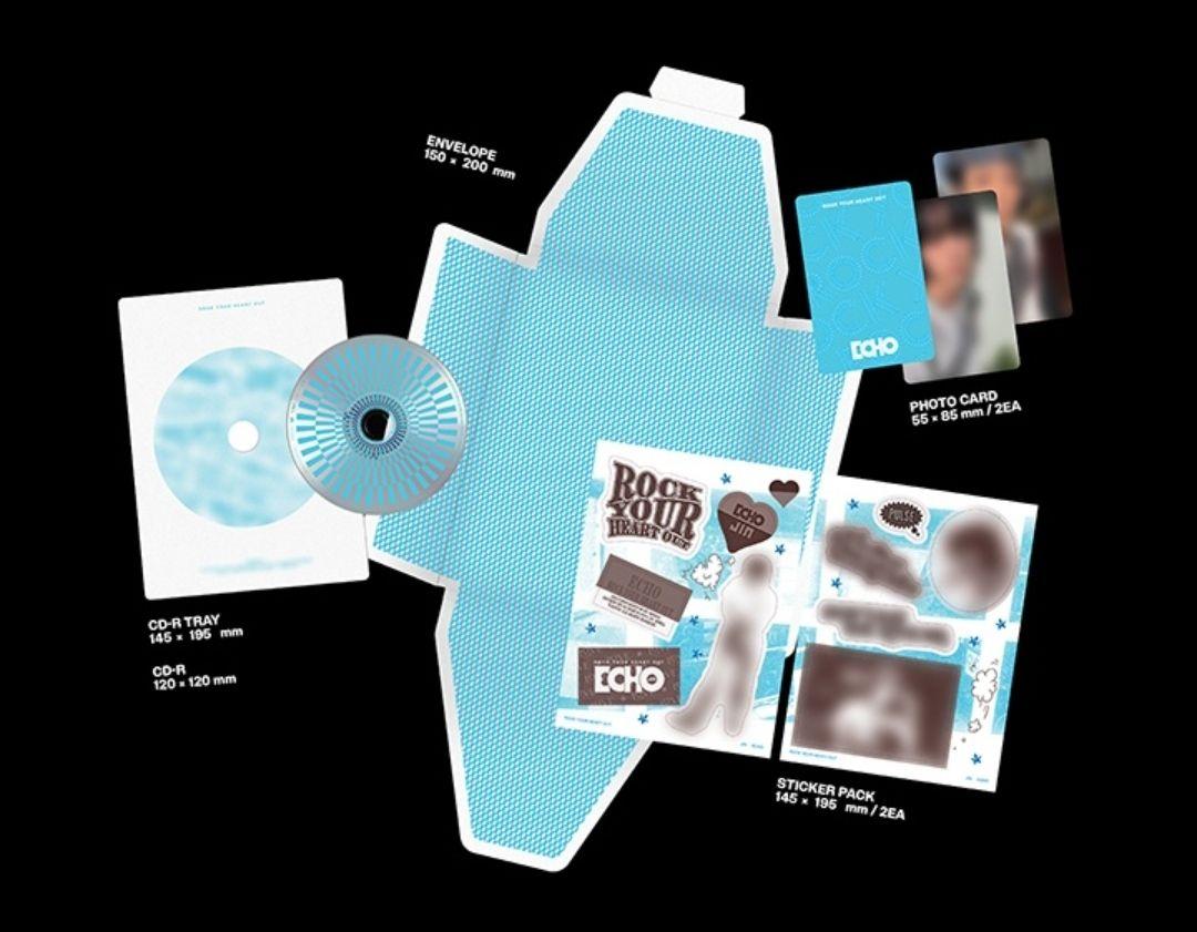ECHO 3SET CD トレカ BTS ジン JIN 3形態 新品未開封 BTS JIN ジン ECHO (I) (II) (III) 3形態 トレカコンプ 6枚 公式