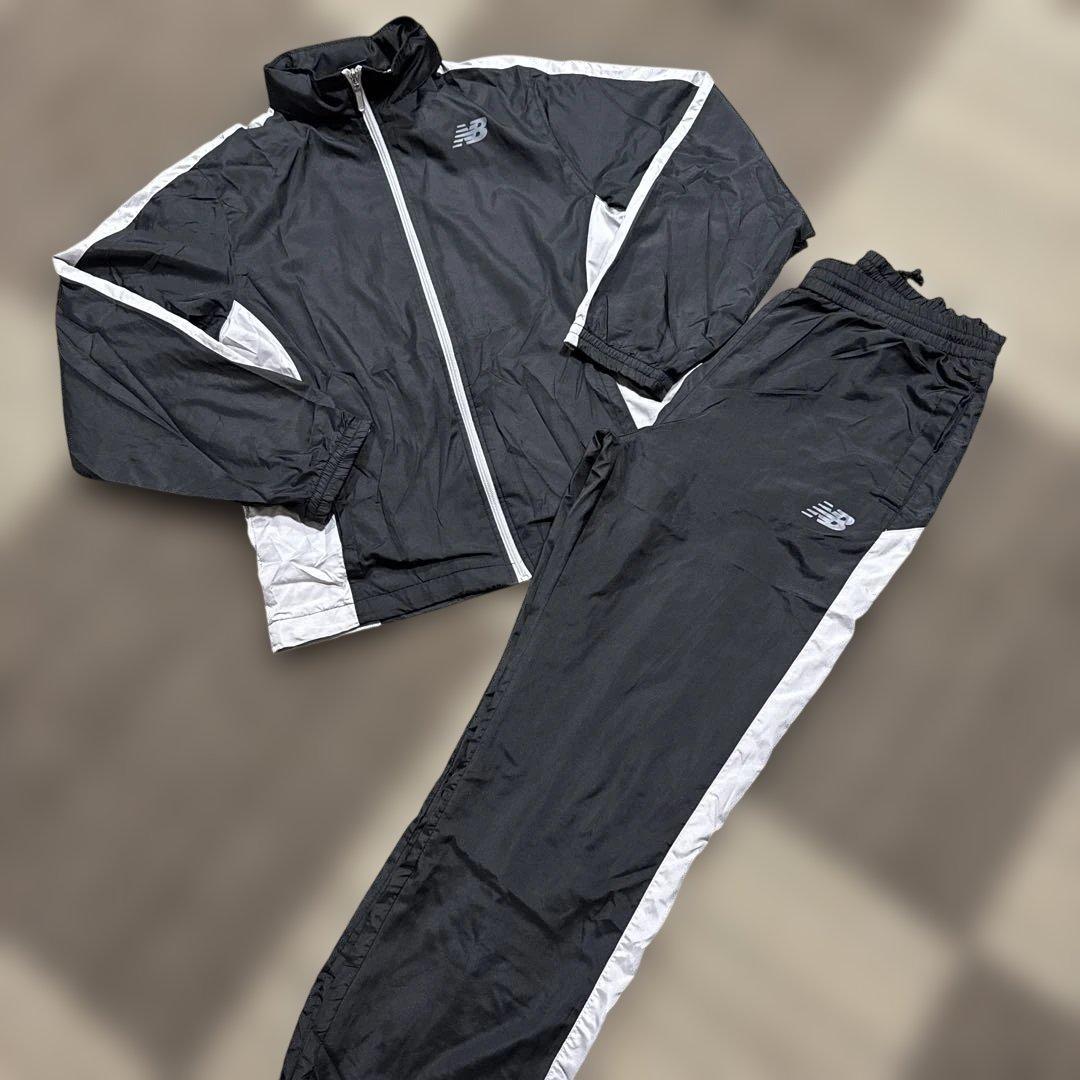 New Balance ジャージ 上下セット ホワイト/ブラック 楽天市場】ニューバランス ジャージ 上下 メンズ トレーニングウェア