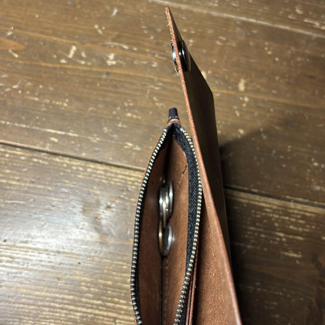 茶芯ハンドメイドトラッカーウォレット チェーンセット