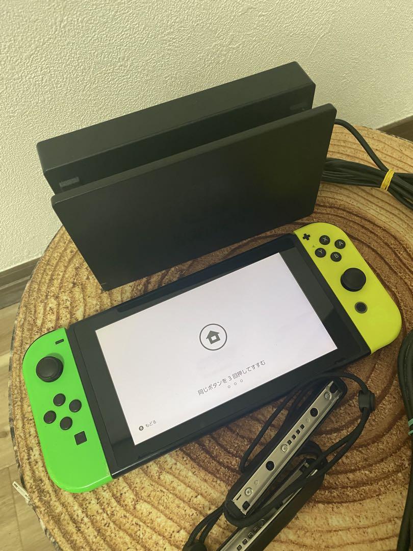 Nintendo Switch ニンテンドースイッチ本体 GRN/YEL 箱無し